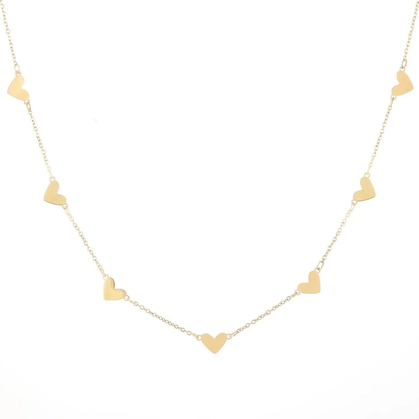 The Hearts Necklace DORADO