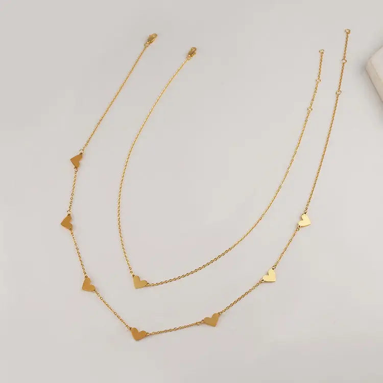 The Heart Pendant Necklace DORADO