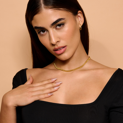 Paper Clip Hoop Earrings