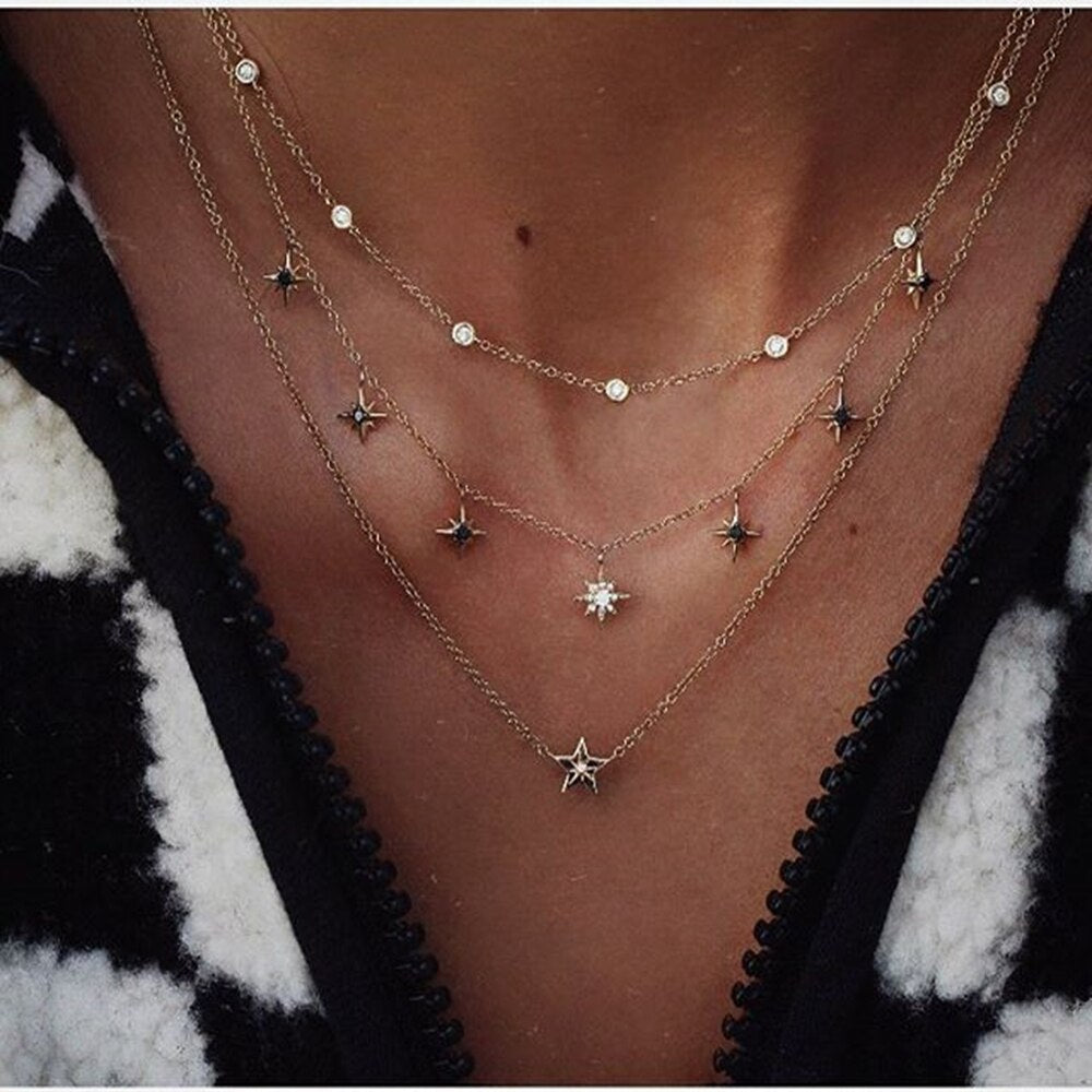 Women's Fashion Multilayer Necklaces