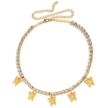 Vintage Butterfly Necklace