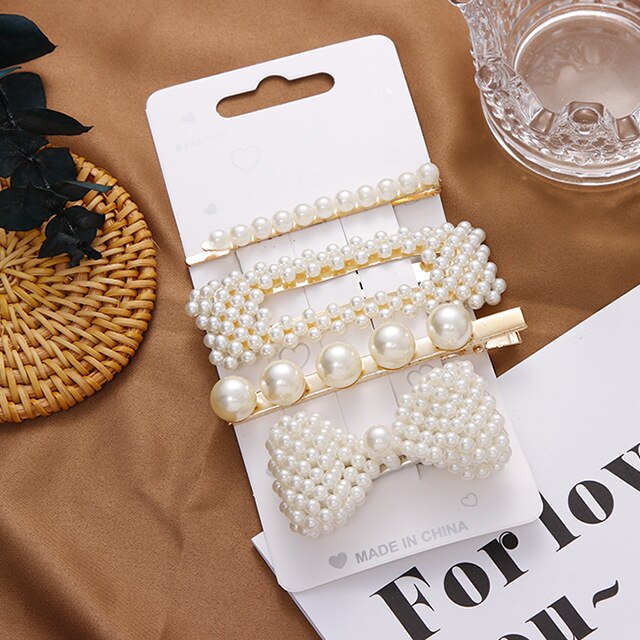 Fashion Pearls Hairclips for Women