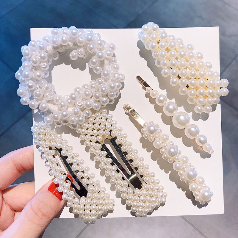 Fashion Pearls Hairclips for Women