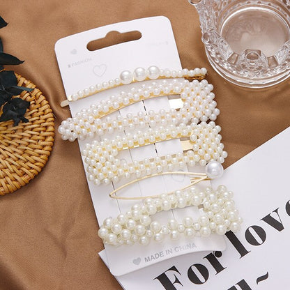 Fashion Pearls Hairclips for Women