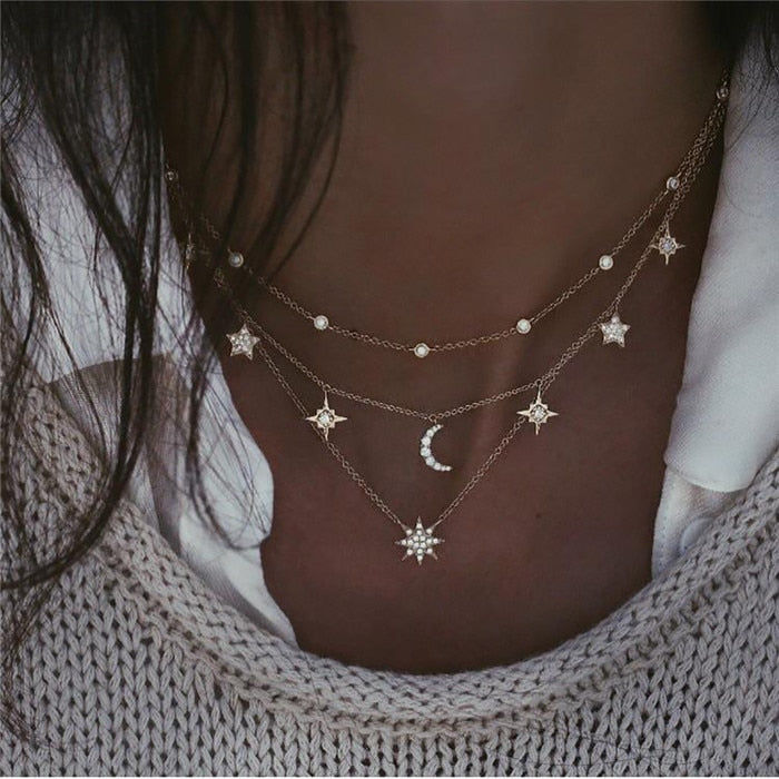 Women's Fashion Multilayer Necklaces