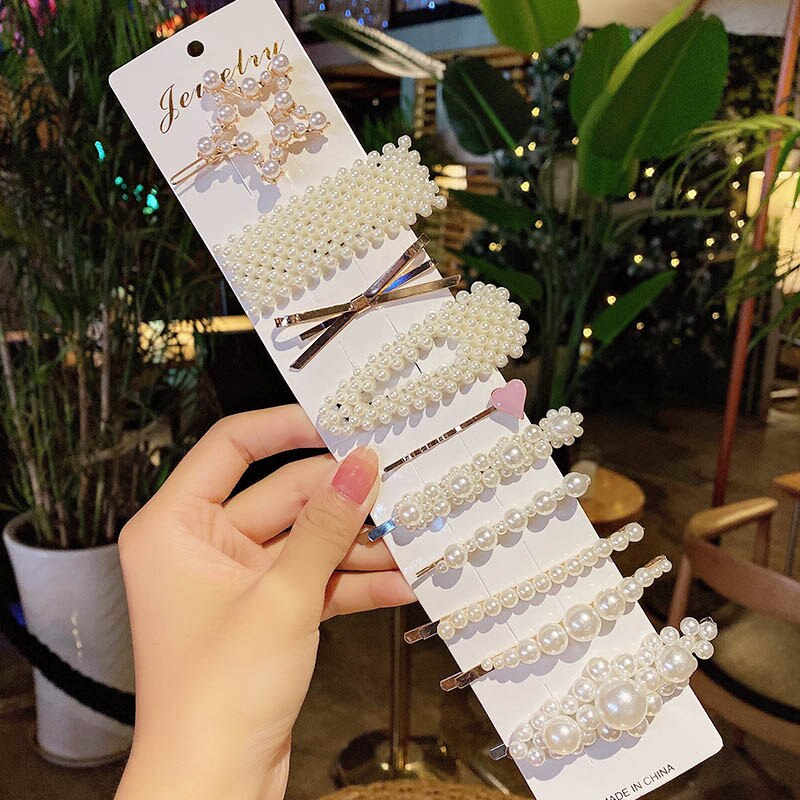 Fashion Pearls Hairclips for Women