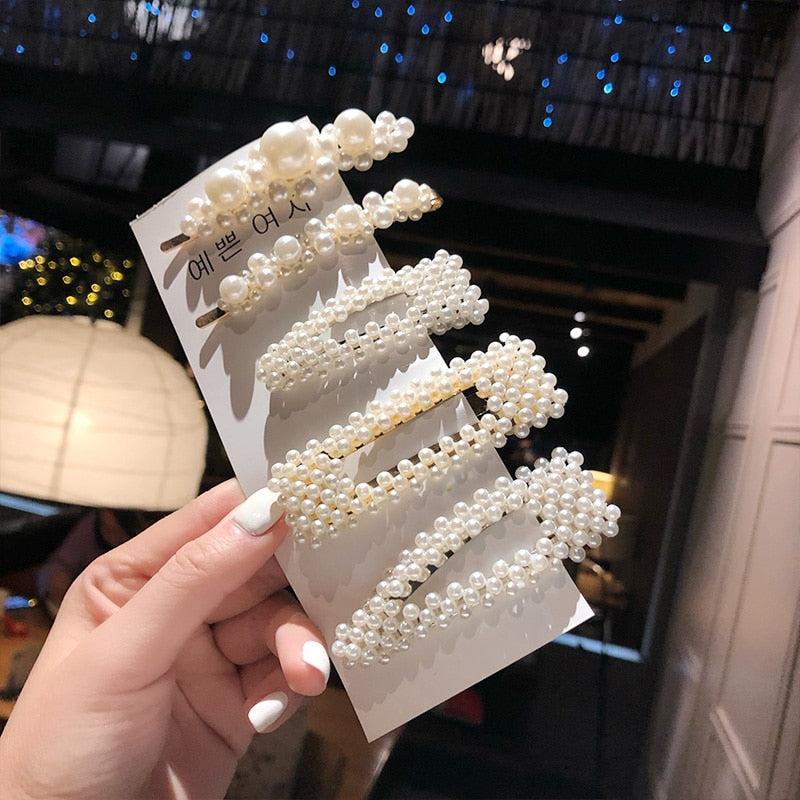 Fashion Pearls Hairclips for Women