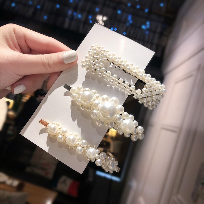 Fashion Pearls Hairclips for Women