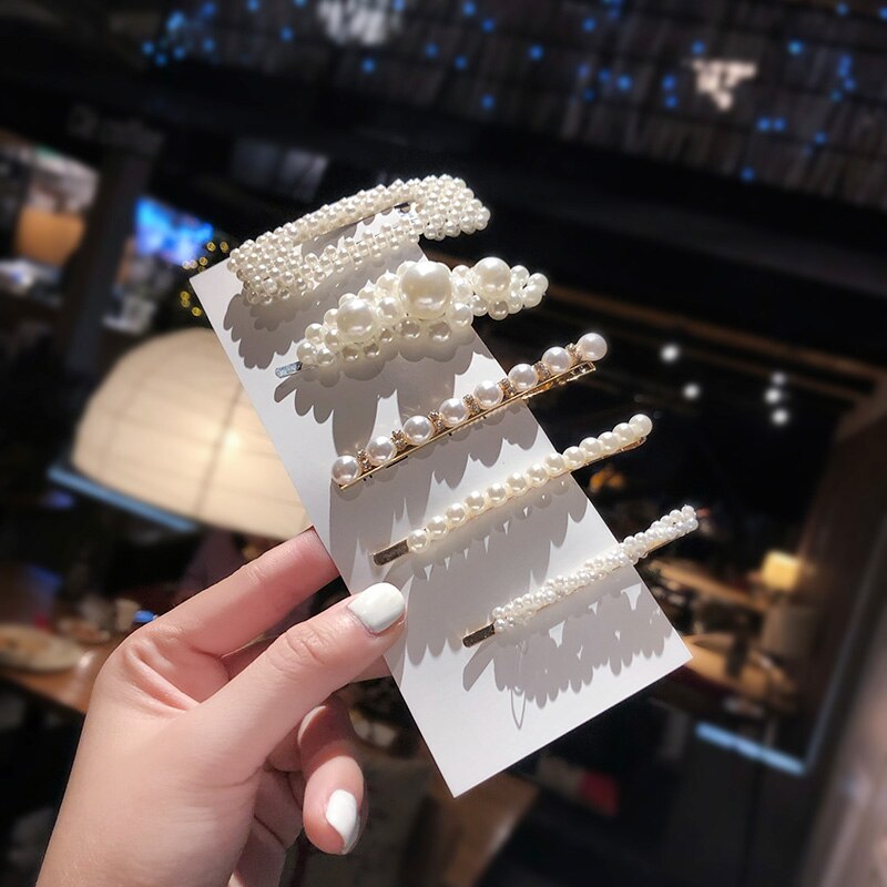 Fashion Pearls Hairclips for Women