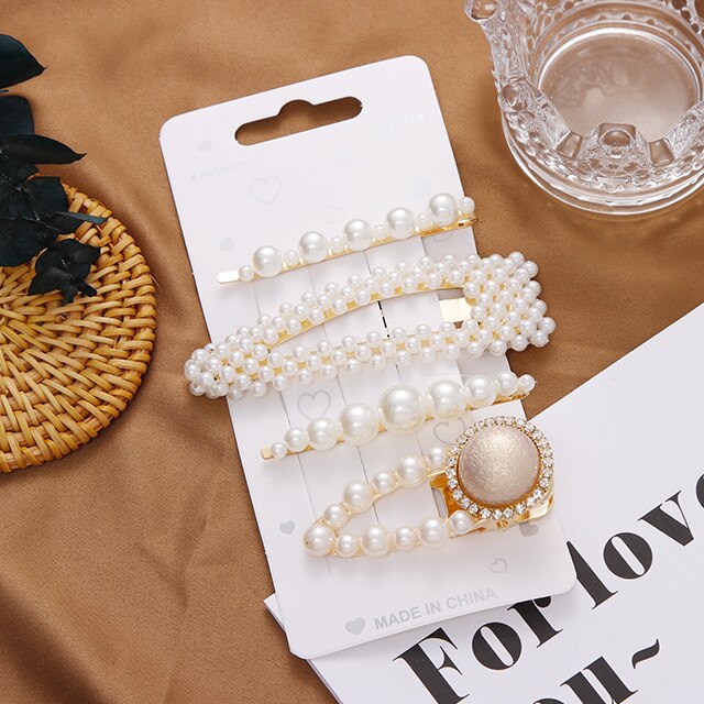 Fashion Pearls Hairclips for Women