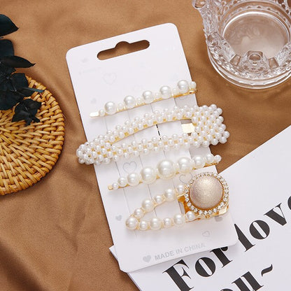 Fashion Pearls Hairclips for Women