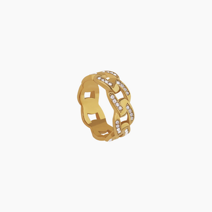 Iced Cuban Link Ring