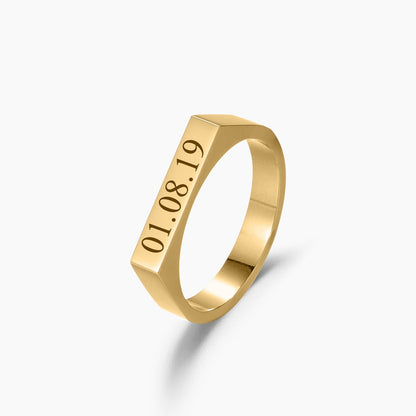 Engraved Name Ring