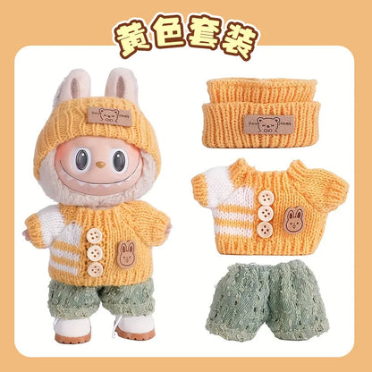 6.69inch Labubu Doll Clothes,Labubu Clothing,Labubu Accessories for Play & Display (No shoes & Doll)