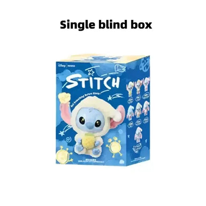 HOT sale!! Stitch Blind Box Bag Eat Some Thing Before Sleep Series Vinyl Pendant Cute Doll Mystery Box Fluffy Doll Surprise Gift