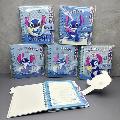 New Stitch Notebook Cute Anime Cartoon School Supplies Portable Diary Fashion Office Supplies Coil Book Children Holiday Gift