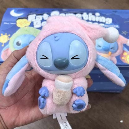 NEW Toy! kawaii Stitch Blind Box Bag Eat Some Thing Before Sleep Series Vinyl Pendant Cute Doll Mystery Box Fluffy Doll Adult Gi