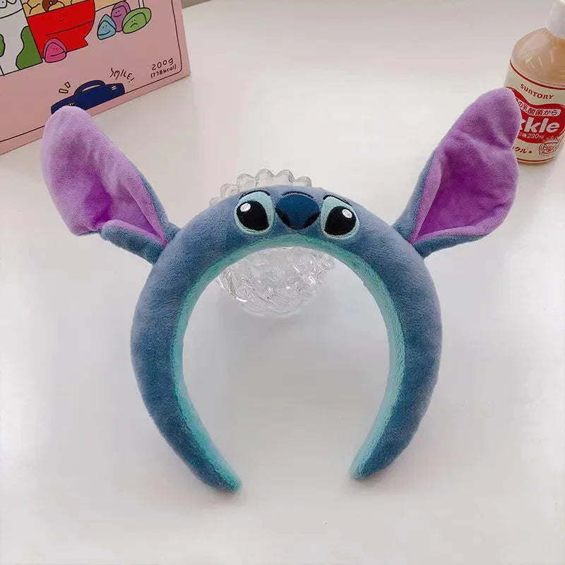 Stitch Headband Cartoon Anime Stitch Soft Fashion Woman Head Band Hair Bands Head Hoop Hair Accessories Girls Gifts