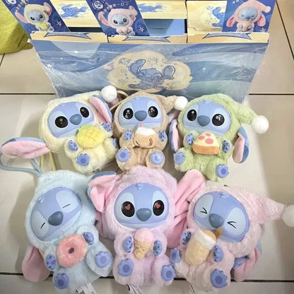 2025 Animals Party Series Blind Box Toys stitch Cute Mysterious Box Flocking Fluffy Dolls Decor Gift Bag Pendant Cute Toy