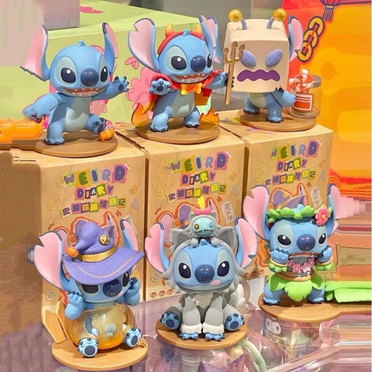 2025 New Stitch Blind Box Disney Stiezy Funny Diary Series Mysteries Guss Bag Anime Figure Model Decoration Collection Toys Gift