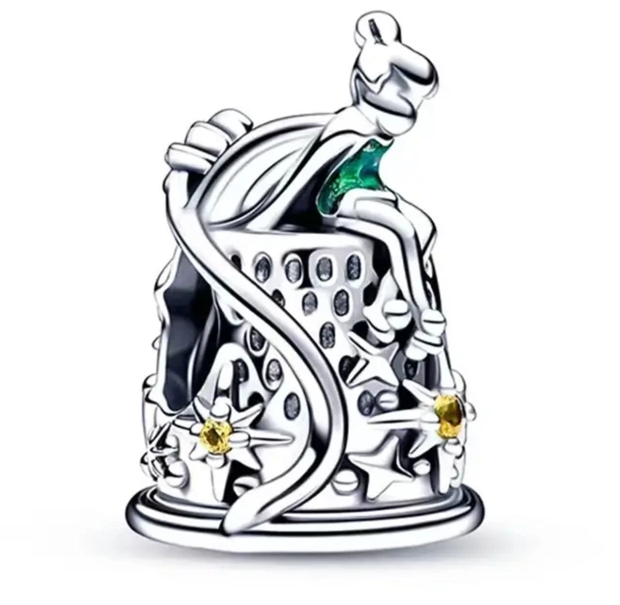 100th Anniversary 925% Sterling Silver Minnie Mouse Stitch Dumbo Lion King Charm Beads Fit Original Bracelet Women's Jewellery