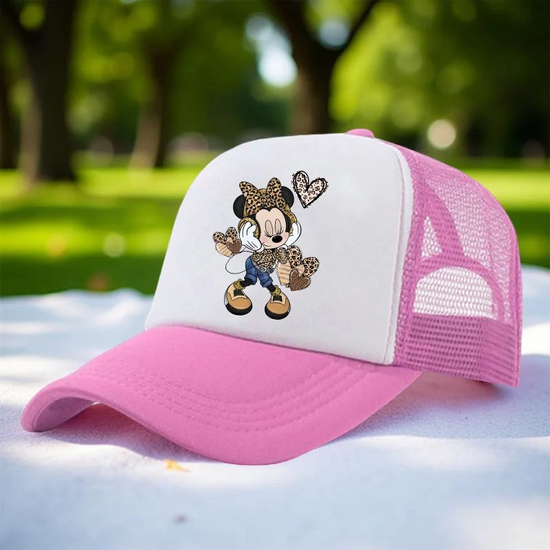 Stitch Baseball Cap For Boys And Girl, Adjustable Protection Unisex Casual Hip-Hop Print Mesh Sun Hat, Classic Cotton Peaked Hat