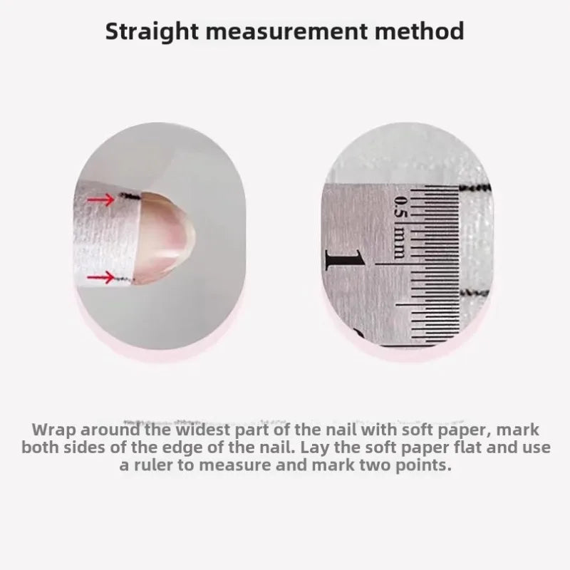 Stitch Cartoon Manicure Semi-Handmade Wearable Nails Simple Cute Anime Fake Nails Short Ladder Girls Jewelry Gift New Style