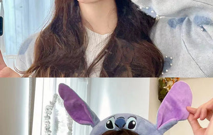 Stitch Headband Cartoon Anime Stitch Soft Fashion Woman Head Band Hair Bands Head Hoop Hair Accessories Girls Gifts
