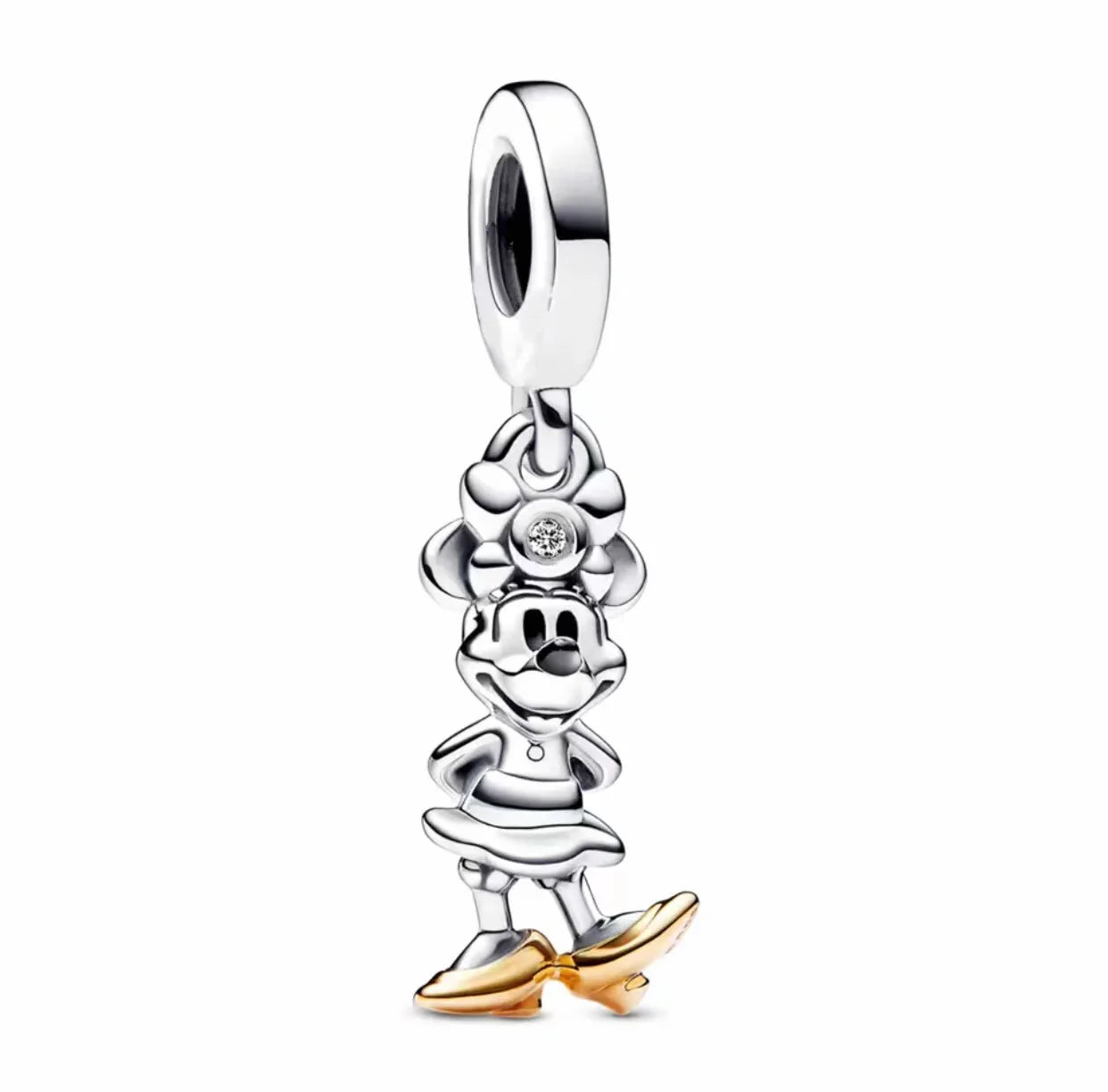 100th Anniversary 925% Sterling Silver Minnie Mouse Stitch Dumbo Lion King Charm Beads Fit Original Bracelet Women's Jewellery