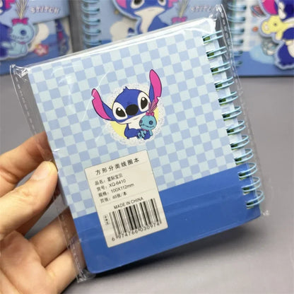 New Stitch Notebook Cute Anime Cartoon School Supplies Portable Diary Fashion Office Supplies Coil Book Children Holiday Gift