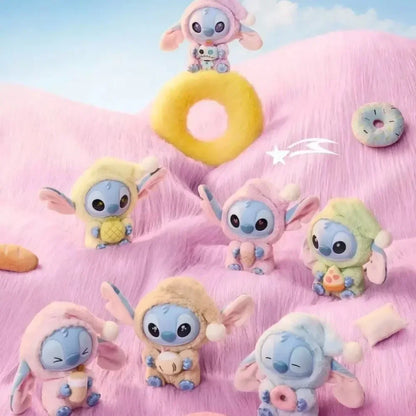 HOT sale!! Stitch Blind Box Bag Eat Some Thing Before Sleep Series Vinyl Pendant Cute Doll Mystery Box Fluffy Doll Surprise Gift