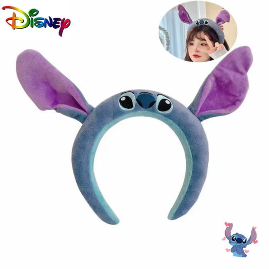 Stitch Headband Cartoon Anime Stitch Soft Fashion Woman Head Band Hair Bands Head Hoop Hair Accessories Girls Gifts