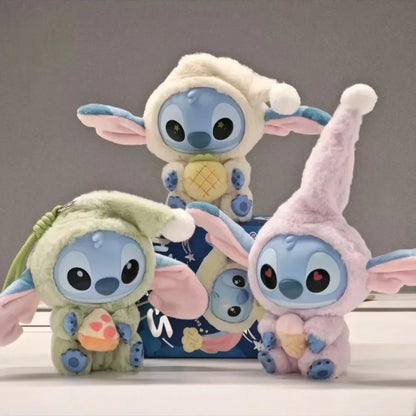 HOT sale!! Stitch Blind Box Bag Eat Some Thing Before Sleep Series Vinyl Pendant Cute Doll Mystery Box Fluffy Doll Surprise Gift