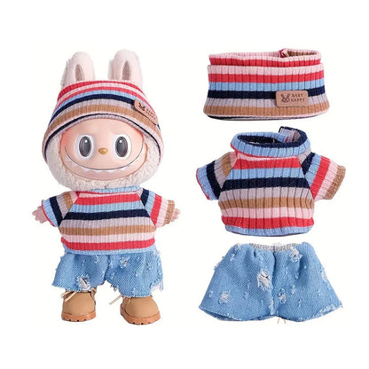 6.69inch Labubu Doll Clothes,Labubu Clothing,Labubu Accessories for Play & Display (No shoes & Doll)