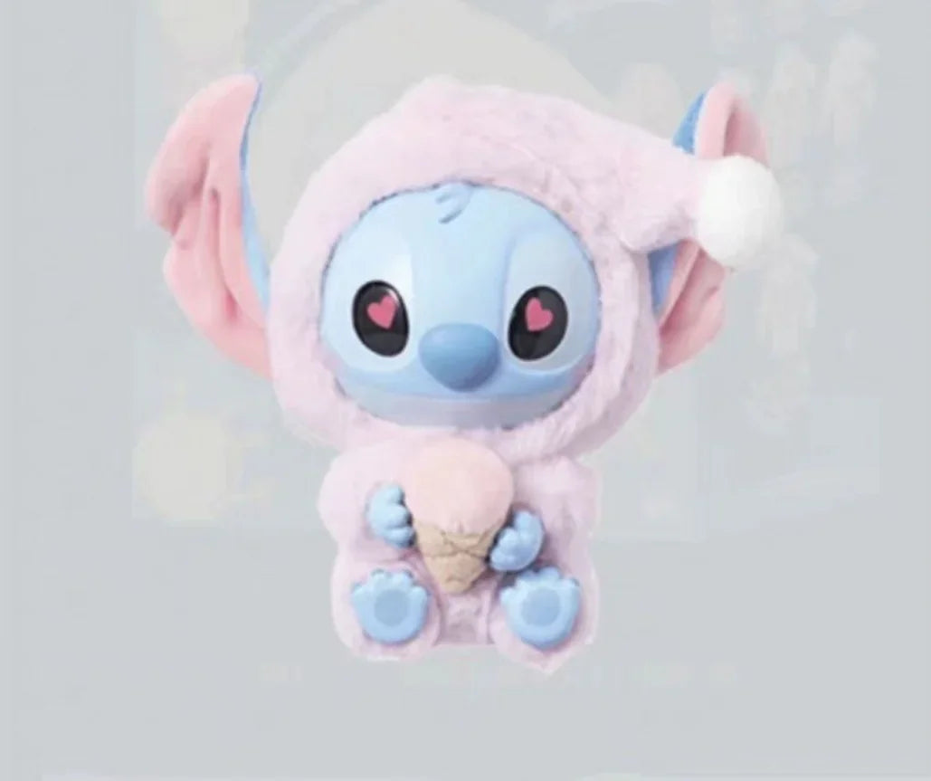 HOT sale!! Stitch Blind Box Bag Eat Some Thing Before Sleep Series Vinyl Pendant Cute Doll Mystery Box Fluffy Doll Surprise Gift
