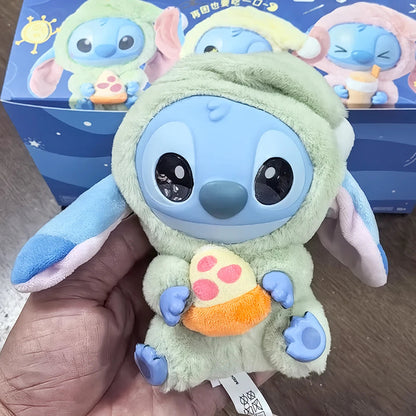 NEW Toy! kawaii Stitch Blind Box Bag Eat Some Thing Before Sleep Series Vinyl Pendant Cute Doll Mystery Box Fluffy Doll Adult Gi
