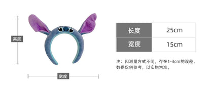 Stitch Headband Cartoon Anime Stitch Soft Fashion Woman Head Band Hair Bands Head Hoop Hair Accessories Girls Gifts
