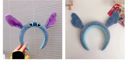 Stitch Headband Cartoon Anime Stitch Soft Fashion Woman Head Band Hair Bands Head Hoop Hair Accessories Girls Gifts