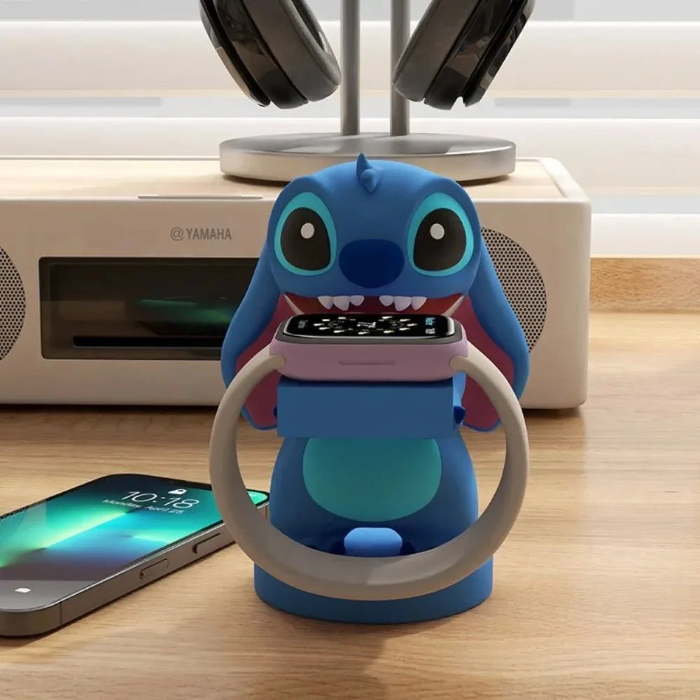 Stitch Creative Is Suitable For Mobile Phone Chargers Watch Stands Sub Bases Home Desktop Ornaments Decorations