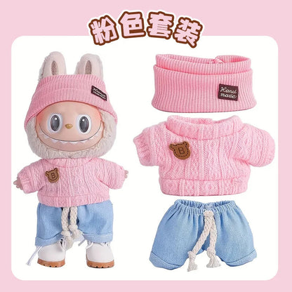 6.69inch Labubu Doll Clothes,Labubu Clothing,Labubu Accessories for Play & Display (No shoes & Doll)