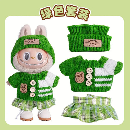 6.69inch Labubu Doll Clothes,Labubu Clothing,Labubu Accessories for Play & Display (No shoes & Doll)