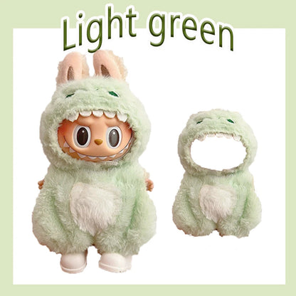 15-17 cm Labubu Doll Stitch Cute Set Accessories Hanging Accessories LabubuV1 V2 V3 Birthday Children's Toy Gift