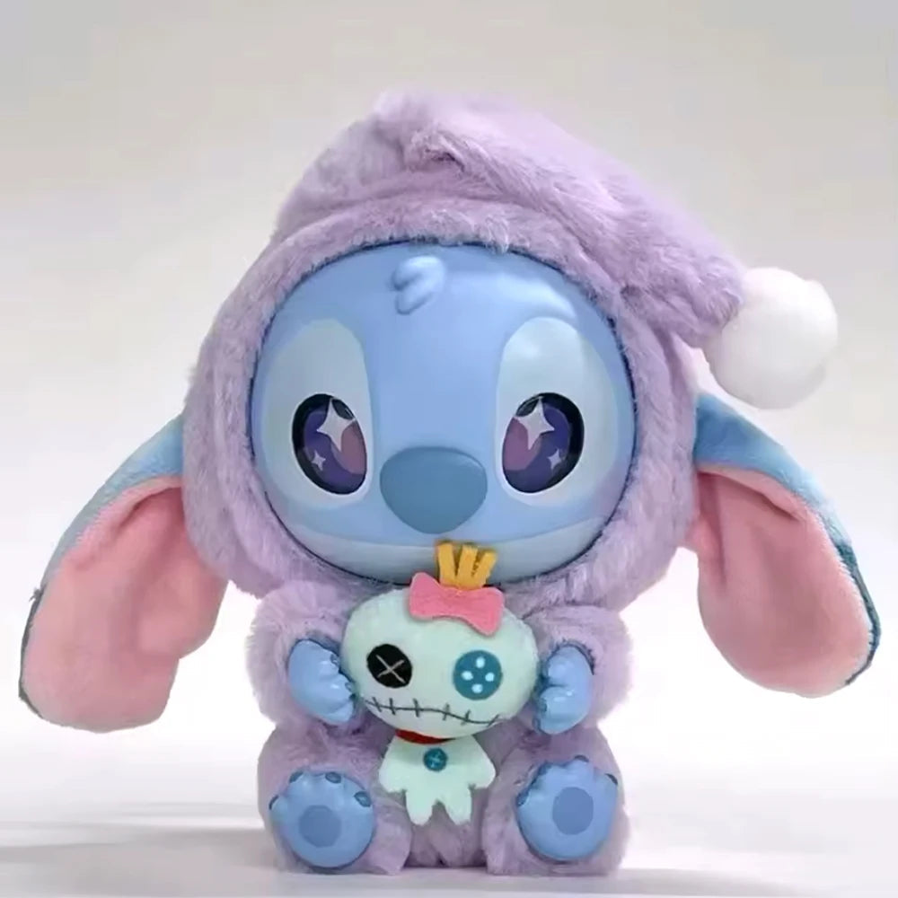 NEW Toy! kawaii Stitch Blind Box Bag Eat Some Thing Before Sleep Series Vinyl Pendant Cute Doll Mystery Box Fluffy Doll Adult Gi