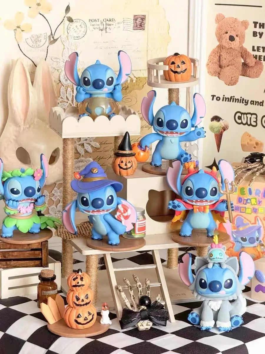 2025 New Stitch Blind Box Disney Stiezy Funny Diary Series Mysteries Guss Bag Anime Figure Model Decoration Collection Toys Gift