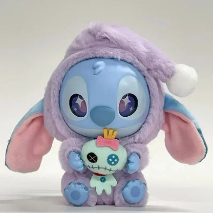 HOT sale!! Stitch Blind Box Bag Eat Some Thing Before Sleep Series Vinyl Pendant Cute Doll Mystery Box Fluffy Doll Surprise Gift