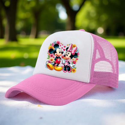 Stitch Baseball Cap For Boys And Girl, Adjustable Protection Unisex Casual Hip-Hop Print Mesh Sun Hat, Classic Cotton Peaked Hat