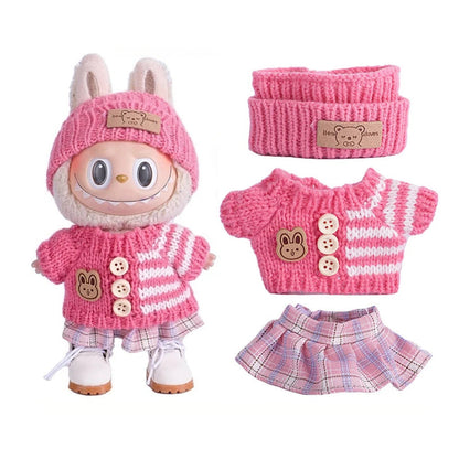6.69inch Labubu Doll Clothes,Labubu Clothing,Labubu Accessories for Play & Display (No shoes & Doll)
