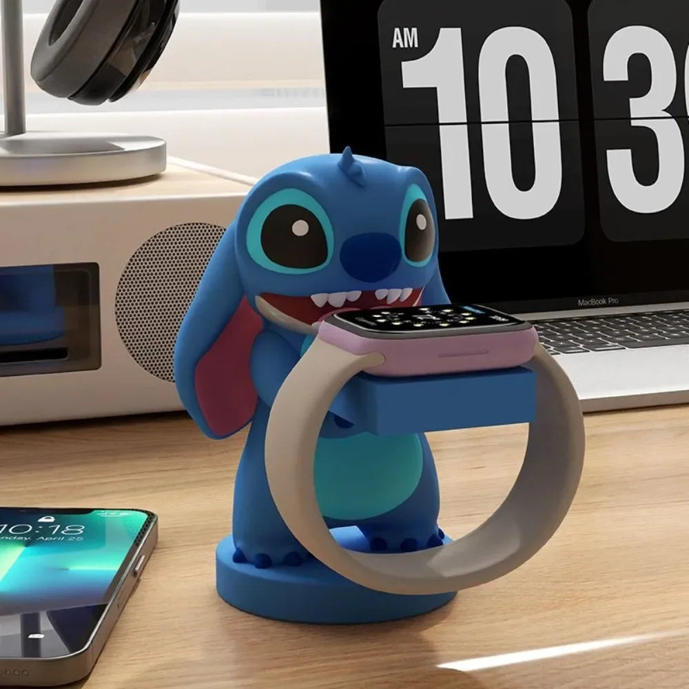 Stitch Creative Is Suitable For Mobile Phone Chargers Watch Stands Sub Bases Home Desktop Ornaments Decorations