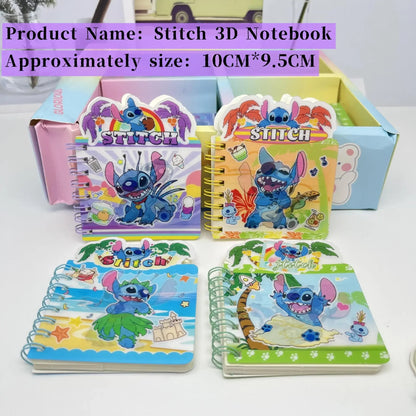 New Stitch Notebook Cute Anime Cartoon School Supplies Portable Diary Fashion Office Supplies Coil Book Children Holiday Gift
