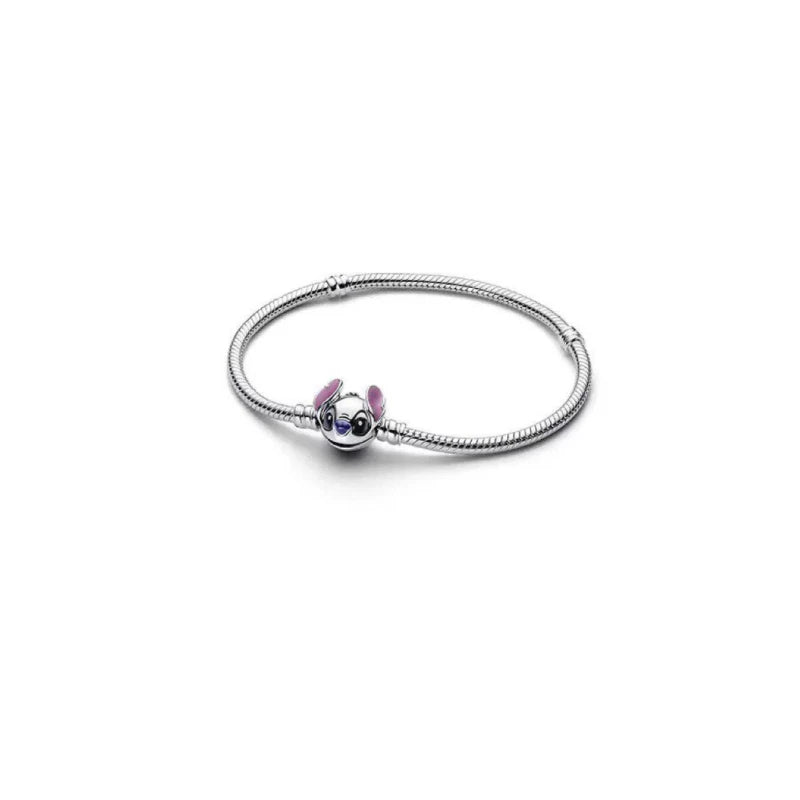 100th Anniversary 925% Sterling Silver Minnie Mouse Stitch Dumbo Lion King Charm Beads Fit Original Bracelet Women's Jewellery